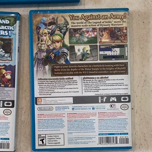 Wii U Games 3 Super Smash Bros Hyrule Warriors Donkey Kong Nintendo Wii U Game - Picture 4 of 7